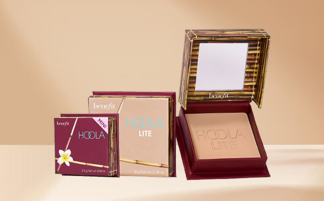 Benefit Cosmetics Get HOOLA'd Bronzer with Travel-Size Set