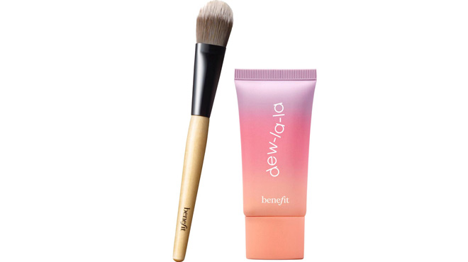 Benefit Highlighter and Brush Set