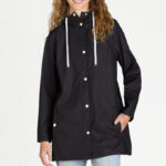 Big Chill Womens Rain Coat in Black