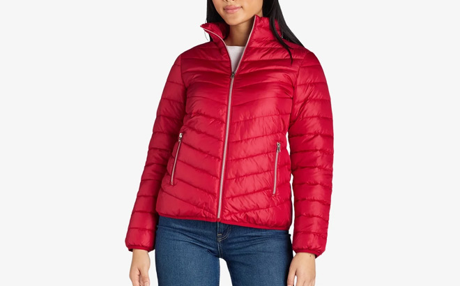 Big Chill Womens and Womens Plus Packable Puffer Jacket