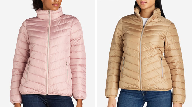 Big Chill Womens and Womens Plus Packable Puffer Jackets