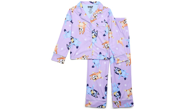 Bluey Girls 2 Piece Long Sleeve Pajama Set