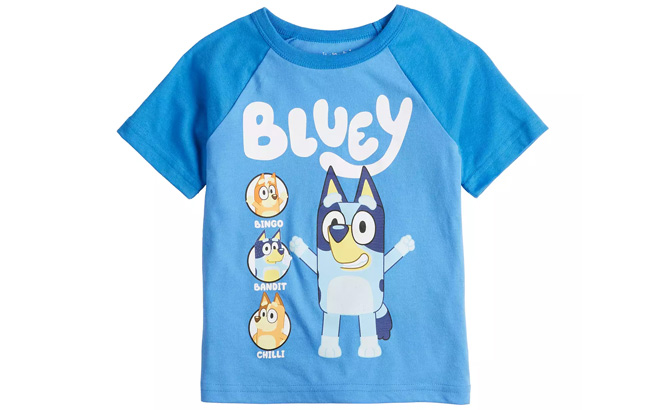 Bluey Toddler Boy Trio Group Short Sleeve Tee