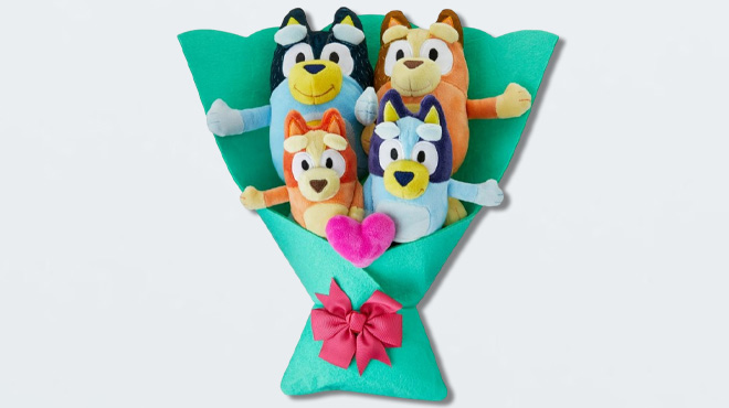 Bluey and Family Plush Bouquet 5 Piece Set