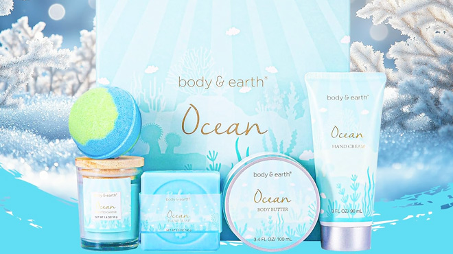 Body Earth Ocean Scented Spa Gift Set