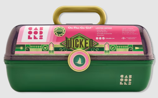 Caboodles x Wicked On The Go Girl Case Elphaba