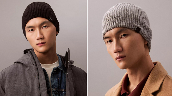 Calvin Klein Ribbed Solid Beanie