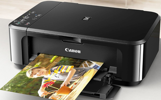 Canon Pixma Wireless Inkjet Printer on a Table