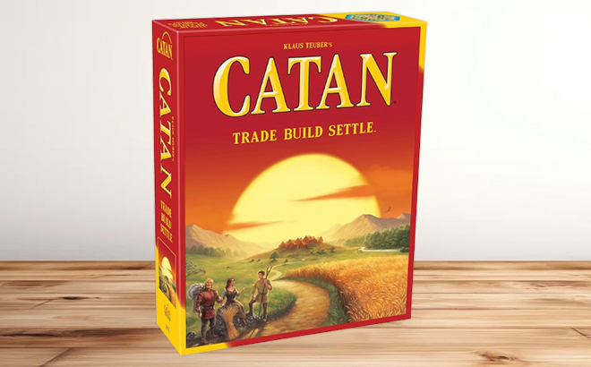 Catan Trade Build Settle Board Game on a Table