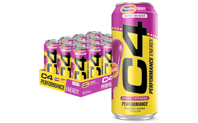 Cellucor C4 Energy Drink x POPSICLE Grape