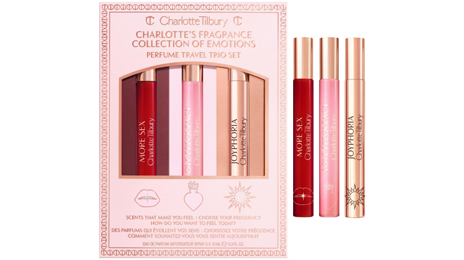 Charlotte Tilbury Collection of Emotions Travel Spray Trio Set