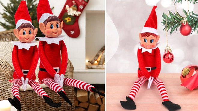 Christmas Elf Behaving Badly 12 Inch Plush Toy