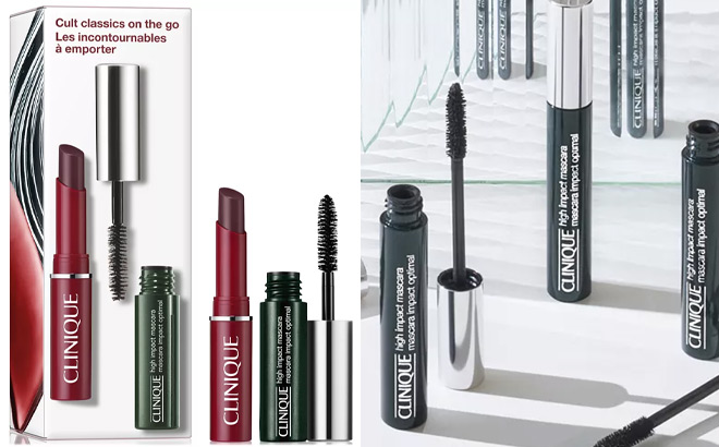 Clinique 2 Piece Cult Classics On The Go Set