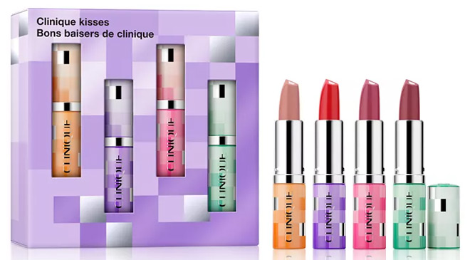 Clinique 4 Piece Lipstick Set