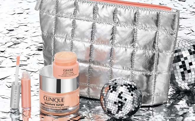 Clinique Moisture Glow Tos Skin Care Makeup Gift Set