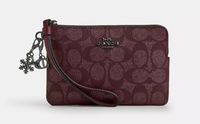 Coach Outlet Boxed Corner Zip Wristlet