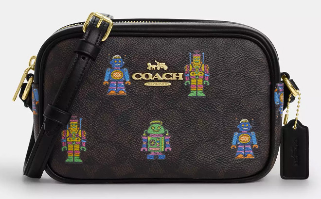 Coach Outlet Cosmic Coach Mini Jamie Camera Bag In Signature Canvas