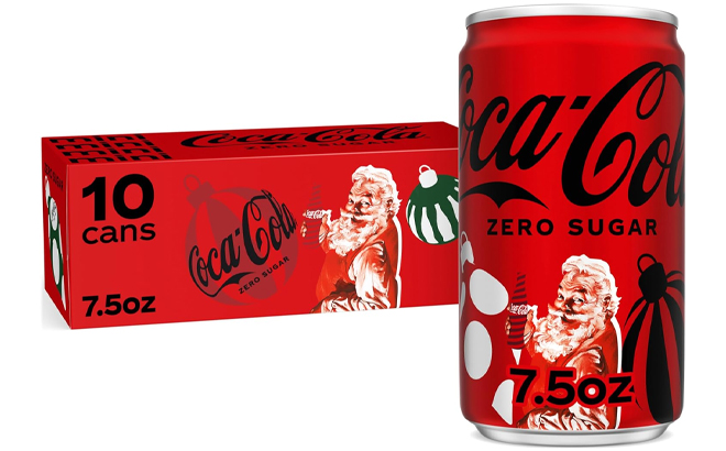 Coca Cola Coke Zero Sugar Diet Soda Soft Drink 7 5 fl oz 10 Pack