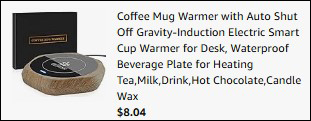 Coffee Mug Warmer Final Price