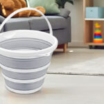 Collapsible Bucket on The Floor