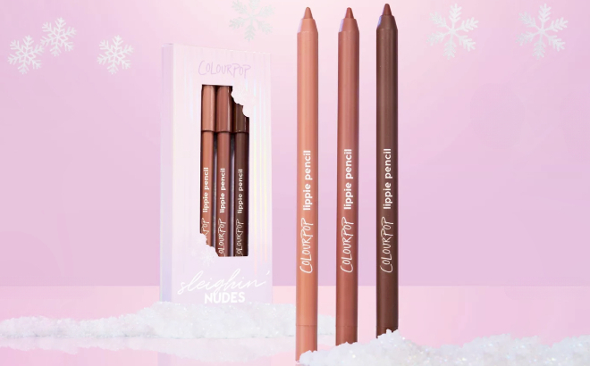 ColourPop Lippie Pencil Trio Sleighin Nudes