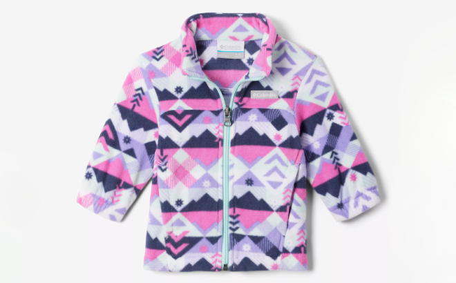 Columbia Baby Girls Castle Dale Printed Full Zip Fleece Jacket