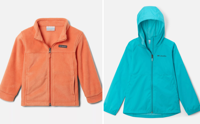 Columbia Boys Toddler Steens Mountain II Fleece Jacket and Girls Switchback II Jacket