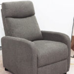 Comhoma Adjustable Recliner with Footrest in a Room