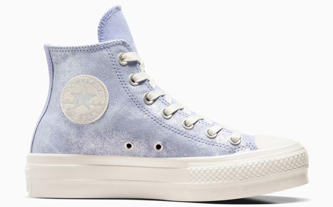 Converse Chuck Taylor All Star Lift Platform Suede Shimmer Womens Shoes