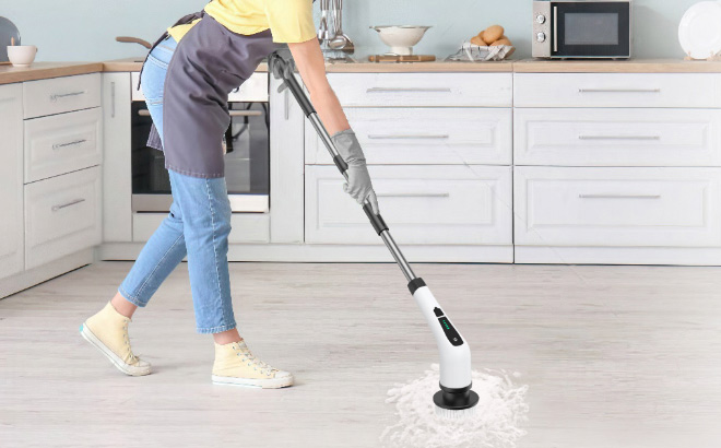 Cordless Electric Spin Scrubber