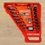 Craftsman 7 Piece Combination Wrench Set on a Table