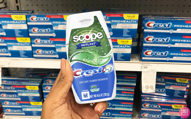 Crest Plus Scope Outlast Liquid Gel Toothpaste