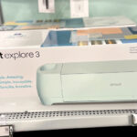 Cricut Explore 3 Smart Cutting Machine on a Shelf