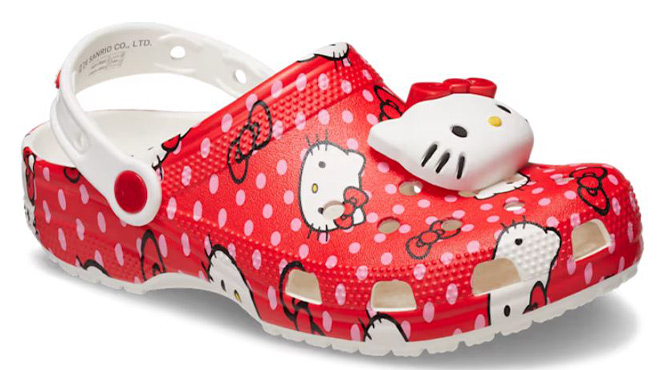 Crocs Hello Kitty Red Classic Clog