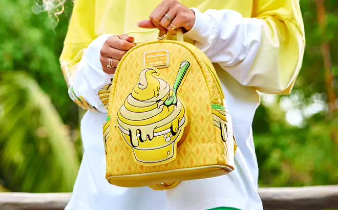 Disney Eats Pineapple Swirl Loungefly Mini Backpack