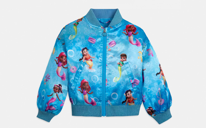 Disney Girls Ariel Varsity Jacket