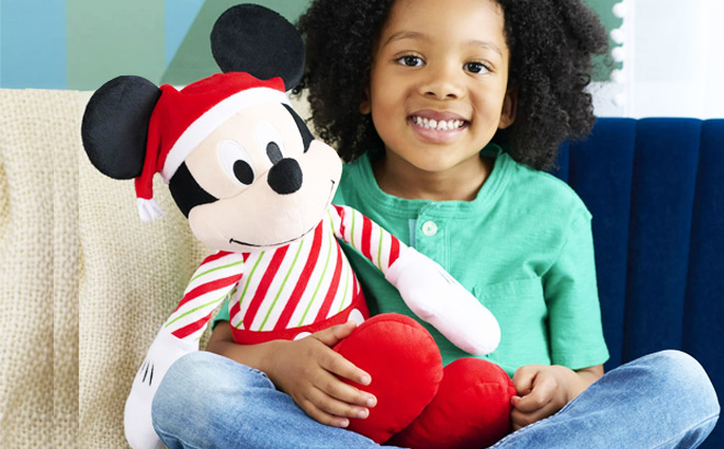 Disney Mickey Holiday Large Plush