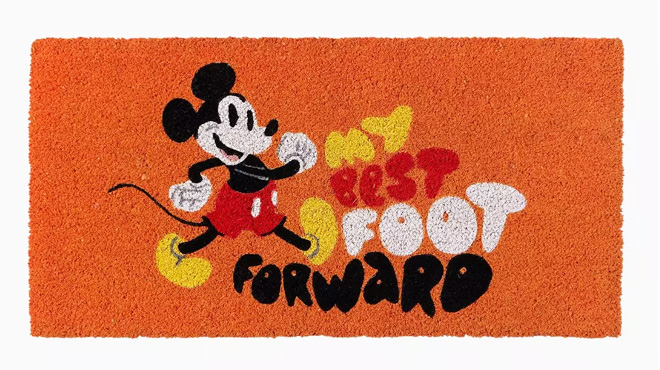 Disney Mickey Mouse Best Foot Forward Doormat