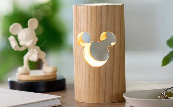 Disney Mickey Mouse Icon Wood Desk Lamp – Mickey Mouse Home Collection