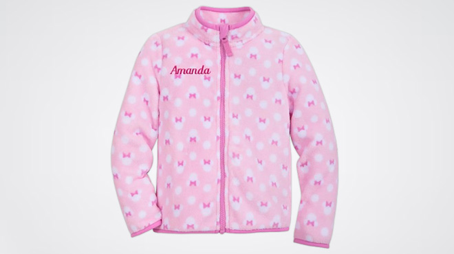 Disney Minnie Mouse Zip Fleece Jacket