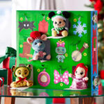 Disney Parks Wishables Plush Holiday Countdown Calendar on a Table