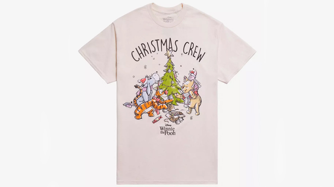 Disney Winnie The Pooh Christmas Girls T Shirt