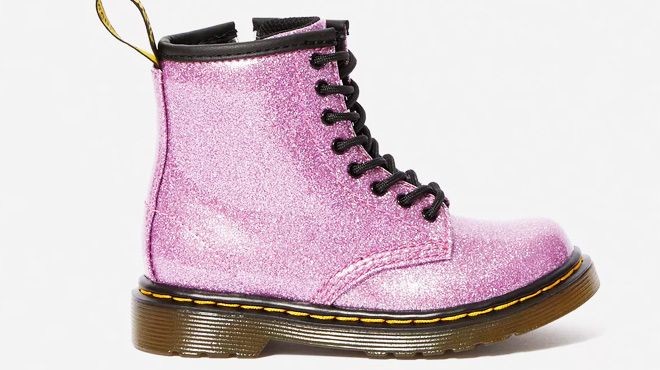 Dr Martens Toddler 1460 Glitter Lace Up Boots