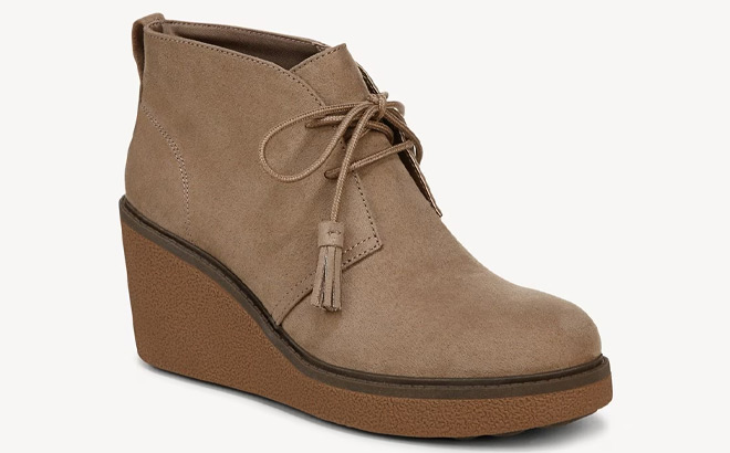 Dr Scholls Womens Aurora Wedge Booties