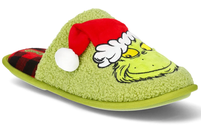 Dr Seuss Grinch Family Scuff Slippers