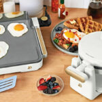 Electric Griddle Waffle Maker Set