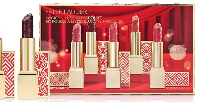 Estee Lauder 5 Piece Magical Illusions Lipstick Set