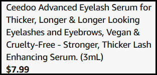 Eyelash Serum Checkout