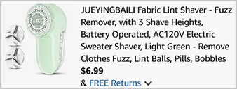 Fabric Lint Shaver Screenshot