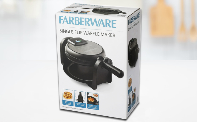 Farberware Single Flip Waffle Maker Box